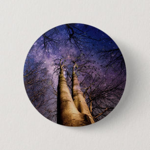 Badge Rond 5 Cm Forêt enchantée