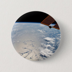 Badge Rond 5 Cm Formations Nuageuses Autour Du Soleil Au Large Du 