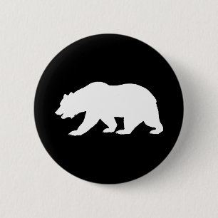 Badge Rond 5 Cm Forme de l'ours