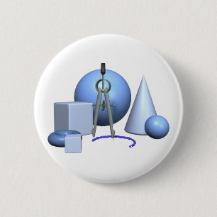 Badge Rond 5 Cm Formes géométriques et géométriques