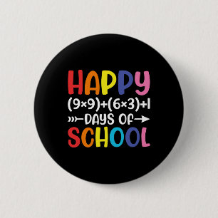 Badge Rond 5 Cm Formule Mathématique 100 Jours D'école Prof De Mat