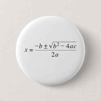 Badge Rond 5 Cm formule quadratique