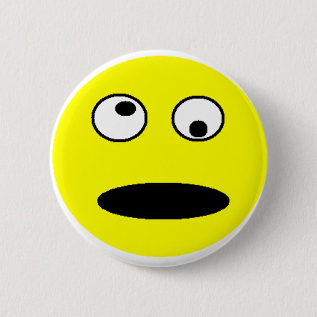 Badge Rond 5 Cm Fou (Devant)