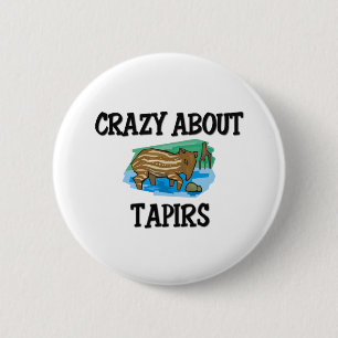 Badge Rond 5 Cm Fou au sujet des tapirs