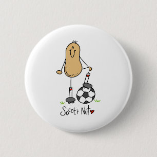 Badge Rond 5 Cm Fou de foot