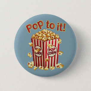 Badge Rond 5 Cm Fou de style - "Allez-y !"