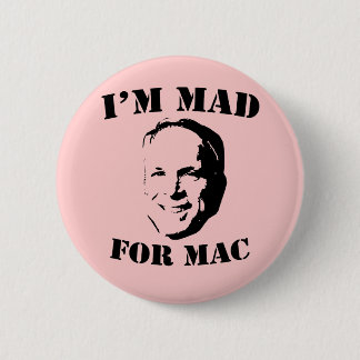 Badge Rond 5 Cm Fou pour le bouton de Mac