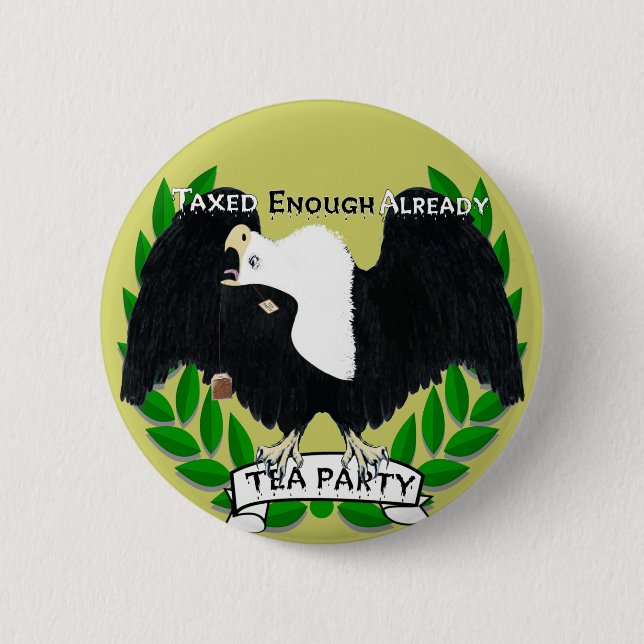 Badge Rond 5 Cm Fournitures de partie TEA (Devant)