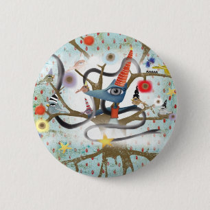 Badge Rond 5 Cm Fox