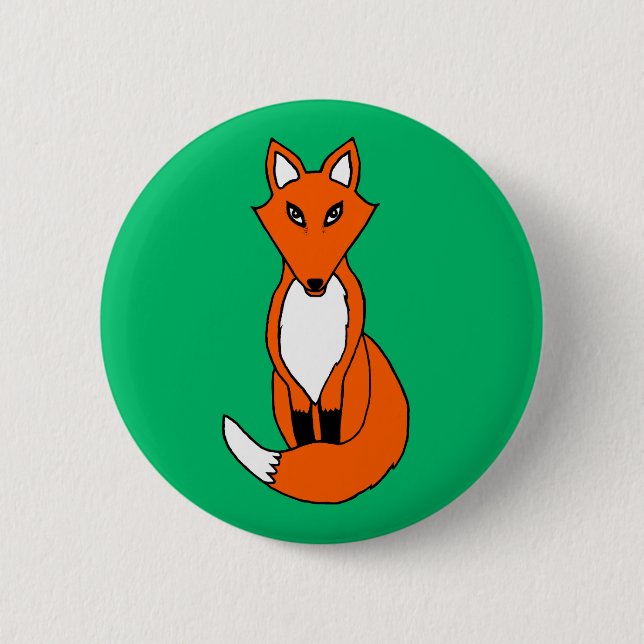 Badge Rond 5 Cm Fox (Devant)