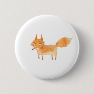 Badge Rond 5 Cm Foxy