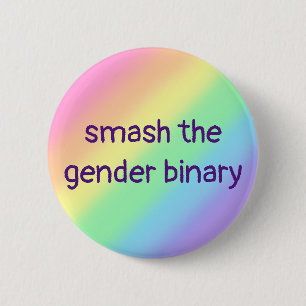 Badge Rond 5 Cm Fracas la binaire de genre