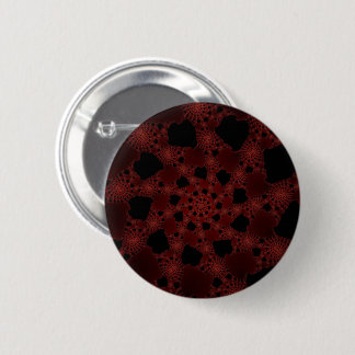 Badge Rond 5 Cm Fractale Spiderweb