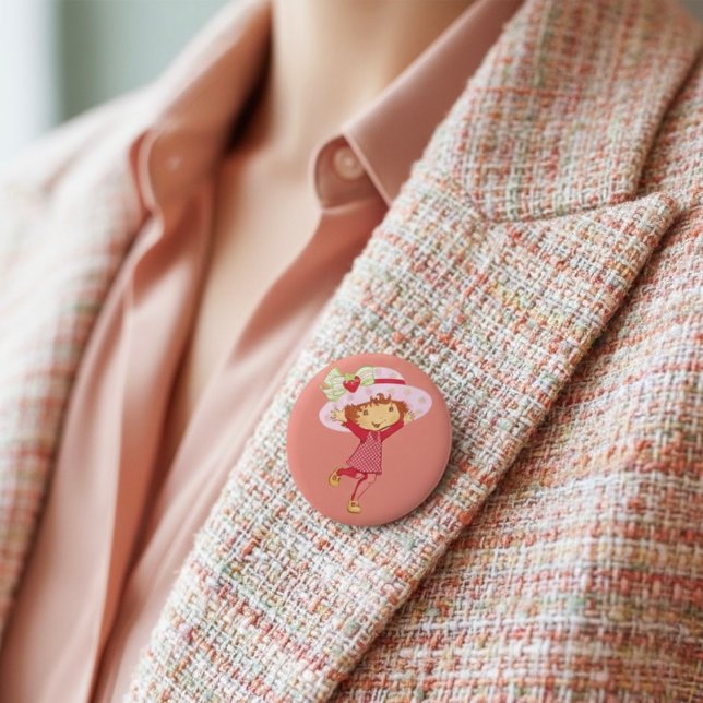 Badge Rond 5 Cm Fraise (Créateur téléchargé)