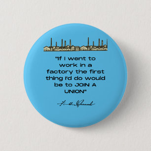 Badge Rond 5 Cm Franklin D. Roosevelt Quote Button