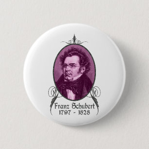 Badge Rond 5 Cm Franz Schubert