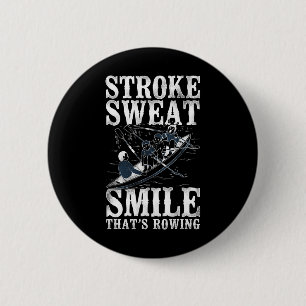 Badge Rond 5 Cm Frappe sueur sourire - C'est la rame - L'équipage