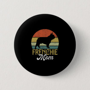 Badge Rond 5 Cm Frenchie Bulldog Mama Femmes