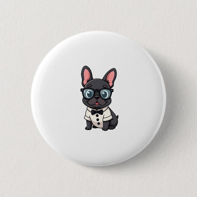 Badge Rond 5 Cm Frenchie The Gentlemen Copy (4) (Devant)