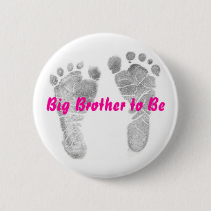 Badge Rond 5 Cm Frère à être