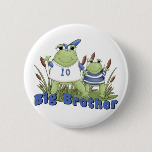 Badge Rond 5 Cm Frère de grenouilles