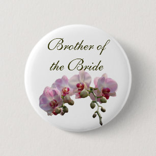 Badge Rond 5 Cm frère de la mariée/mariée