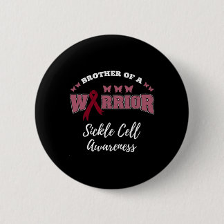 Badge Rond 5 Cm Frère D'Un Guerrier Sensibilisation À La Cellule D