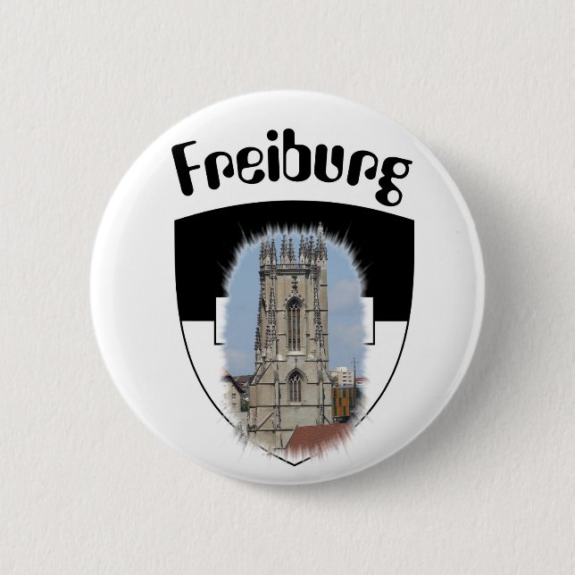 Badge Rond 5 Cm Fribourg (Devant)