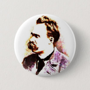 Badge Rond 5 Cm Friedrich Nietzsche