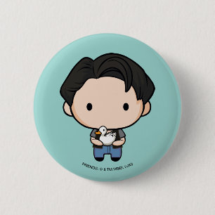 Badge Rond 5 Cm FRIENDS™   Joey Chibi