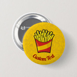 Badge Rond 5 Cm Fries françaises