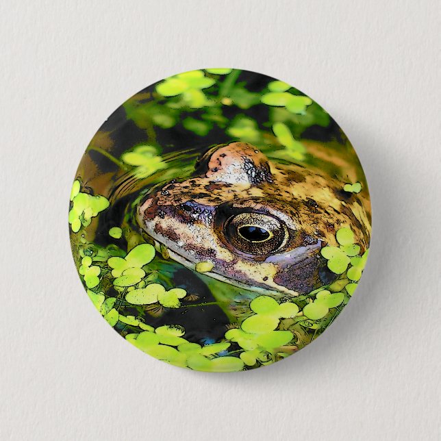 BADGE ROND 5 CM FROG (Devant)