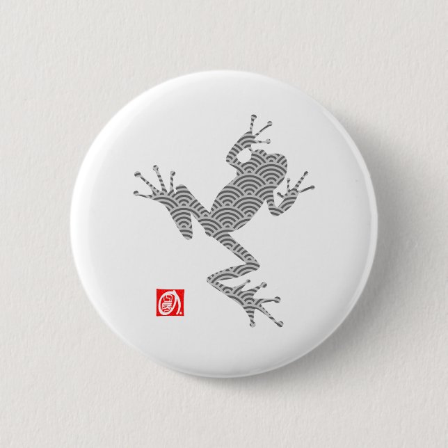 Badge Rond 5 Cm frog15-3 (Devant)