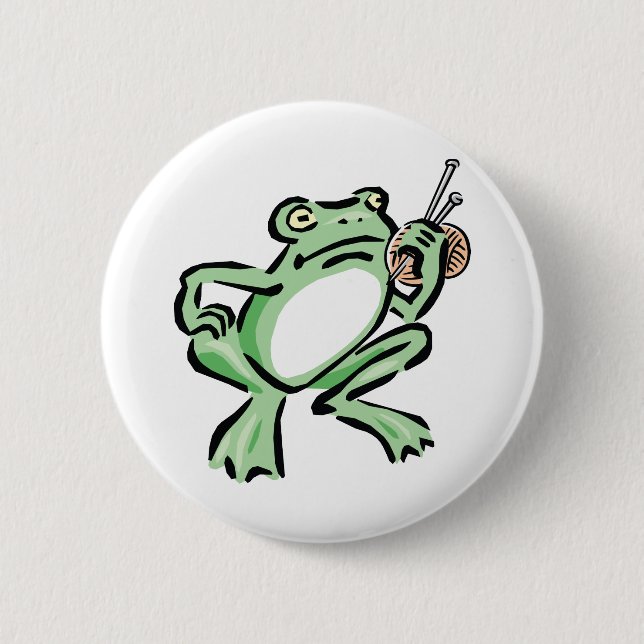 Badge Rond 5 Cm Frogger (Devant)