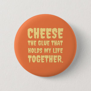 Badge Rond 5 Cm Fromage amusant