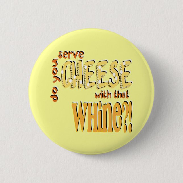 Badge Rond 5 Cm Fromage - bouton (Devant)