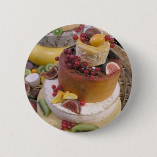 Badge Rond 5 Cm Fromage et fruit