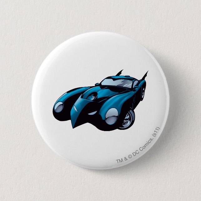 Badge Rond 5 Cm Front Batmobile (Devant)