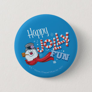 Badge Rond 5 Cm Frosty the Snowman™ Joyeux Jolly Fun