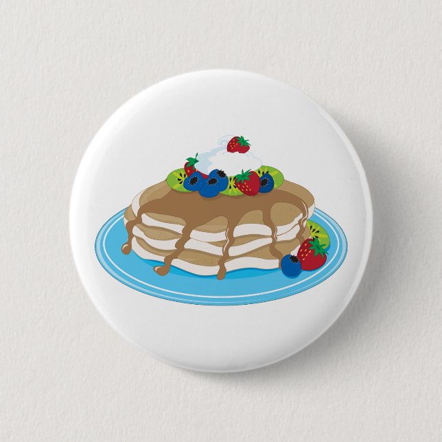Badge Rond 5 Cm Fruit de crêpes (Devant)