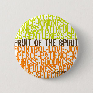 Badge Rond 5 Cm Fruit de l'esprit