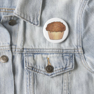 Badge Rond 5 Cm Fruit Fraîche Croustillant Muffin Vente de pain Fo