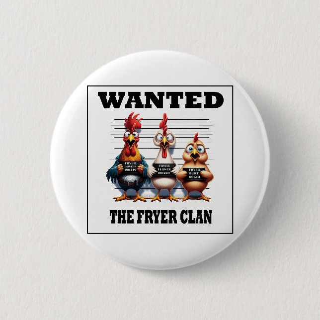 Badge Rond 5 Cm Fryer Clan (Devant)