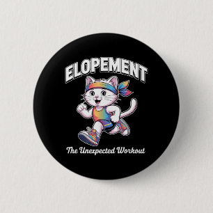Badge Rond 5 Cm Fuite Le Sport Inattendu Drôle Autisme