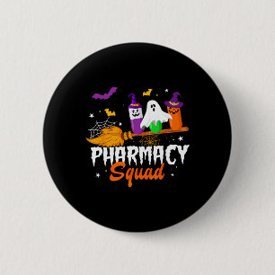 Badge Rond 5 Cm Fun Pills Pharmad Squad Pharmacist Technicien Hal