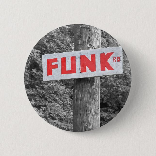 Badge Rond 5 Cm Funk Road (Devant)