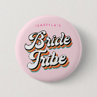 Funky Retro Vintage Mariée Tribe Bachelorette