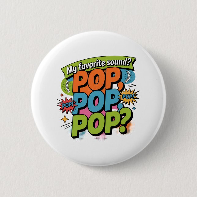 Badge Rond 5 Cm Funny Chiropractor Pop Sound Cadeau (Devant)