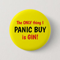 Funny Covid Panic Acheter Gin Yellow Button