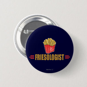 Badge Rond 5 Cm Funny Fries
